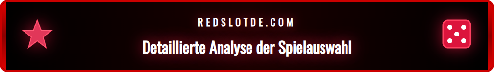 Analyse der Spielautomaten und Tischspiele in den Top Online Casinos in Deutschland.