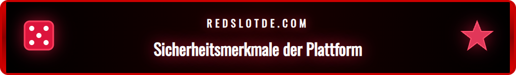 Grafik, die die Sicherheitszertifikate und Lizenzen von Redslot anzeigt.
