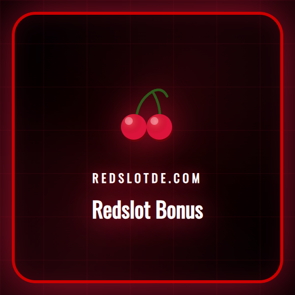 Eine grafische Darstellung der Vorteile des Redslot Bonus Angebots.