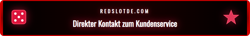 Screenshot der Benutzeroberfläche des Redslot Online Chat Fensters.