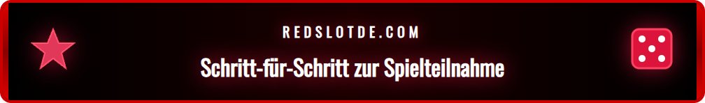 Benutzeroberfläche der Redslot Plattform für Live-Roulette-Spiele.