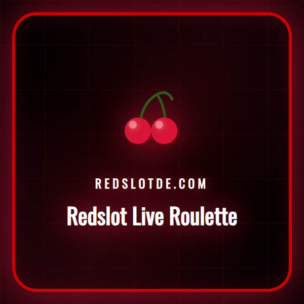 Professioneller Croupier am Redslot Live Roulette Tisch.