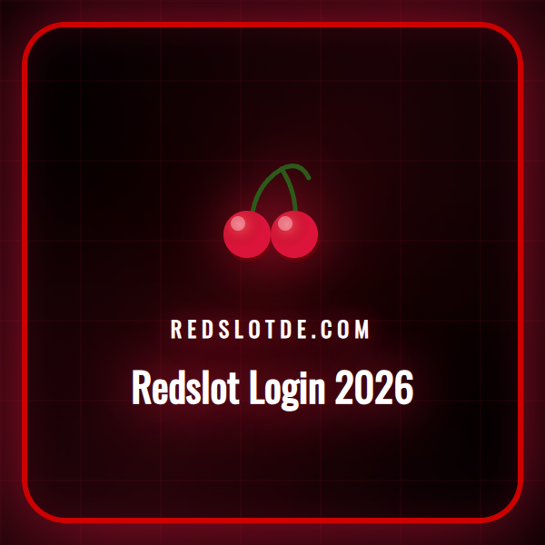 Ein Benutzer führt den sicheren Redslot Login 2026 auf einem Laptop durch.