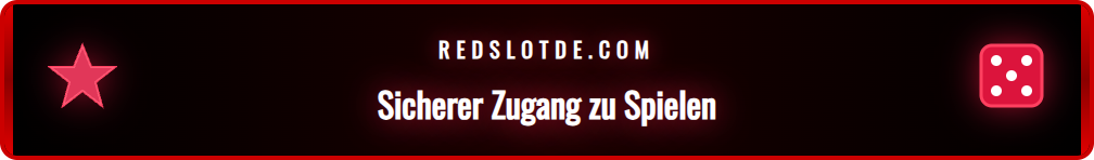 Symbolbild für den verifizierten und sicheren Zugang zu den Redslot-Spielen