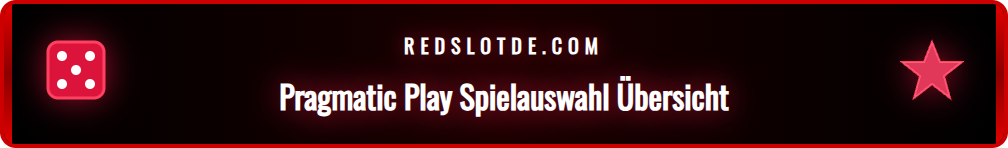 Detailansicht der Spielbibliothek mit Fokus auf Redslot Pragmatic Play Slots