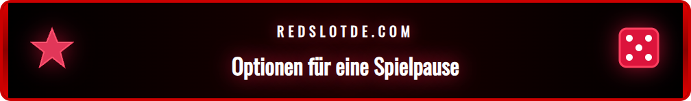 Übersicht der verschiedenen Optionen für eine Spielpause oder Sperre.
