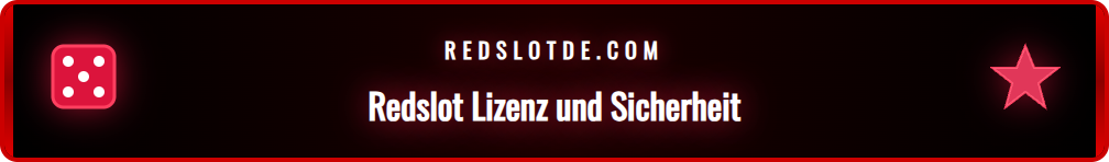 Symbol für GGL-Lizenz und Sicherheit bei Redslot Slots in Deutschland.