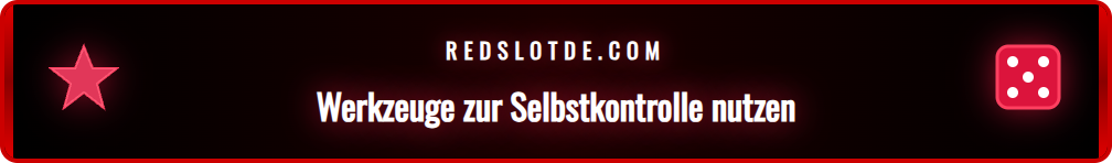 Screenshot der Benutzeroberfläche zur Einstellung von Limits bei Redslot.