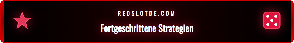 Grafik mit Symbolen für Strategien zur Maximierung des Redslot-Rabatts.