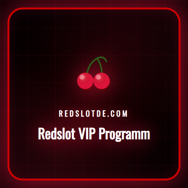 Exklusive Vorteile des Redslot VIP Programm auf einem Laptop-Bildschirm.